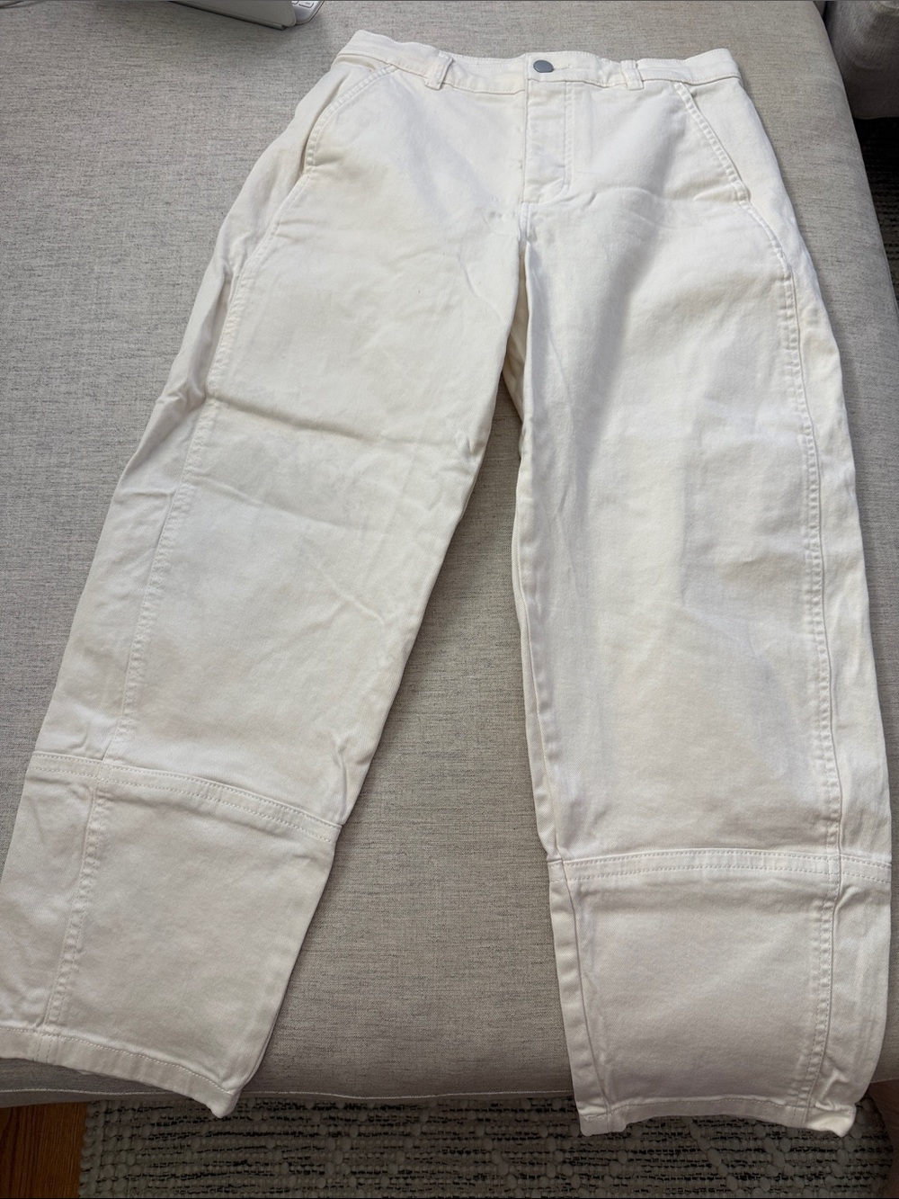 Everlane Barrel Jeans Cream